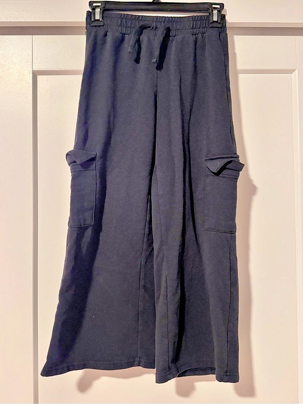 Girls Zara Wide Leg Black Pants Size 10